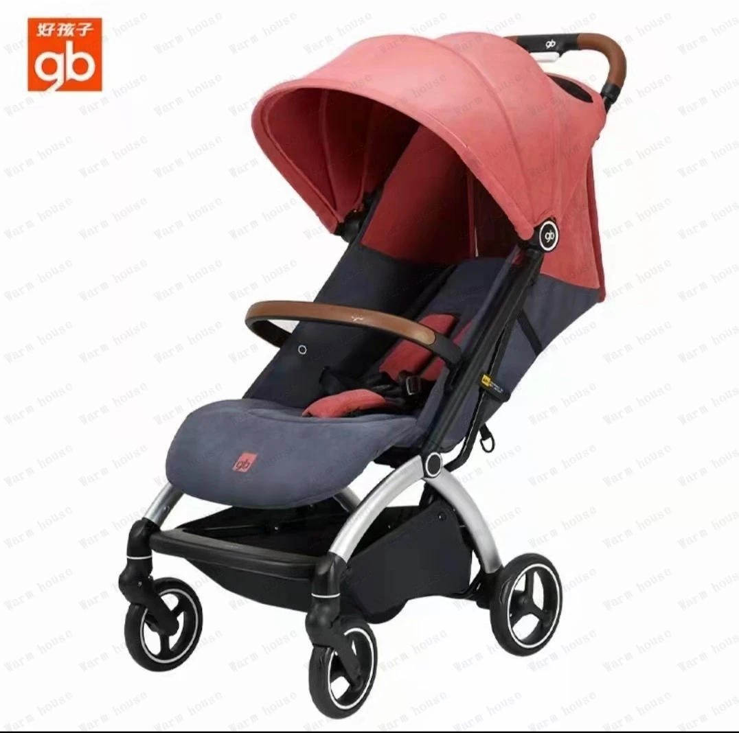 High view lightweight stroller Can sit or lie down Shock absorbing foldable pocket stroller Luxury Trolley Pushchai