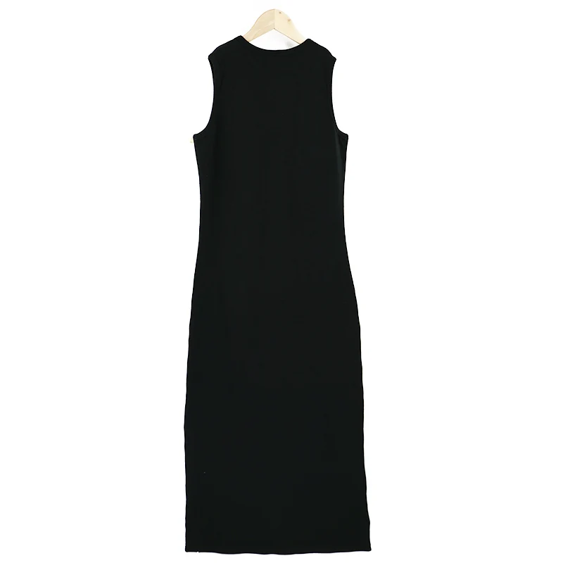 XS-XXXL Women's Cardiga Outfit Casual Bodycon Ribbed Tank Maxi Dress Slim Fit Long Dresses Zip Elegant Sweatshirt Dress Sets New