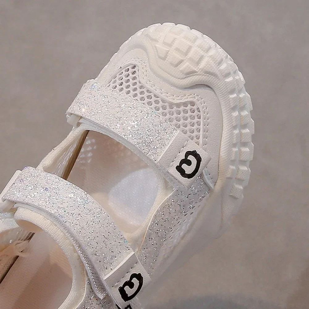 Summer Sport Shoes For Girls Korean Style Teenager Girl's Sandals Ergonomics Anti-slippery Breathable Outdoor Running Footwear