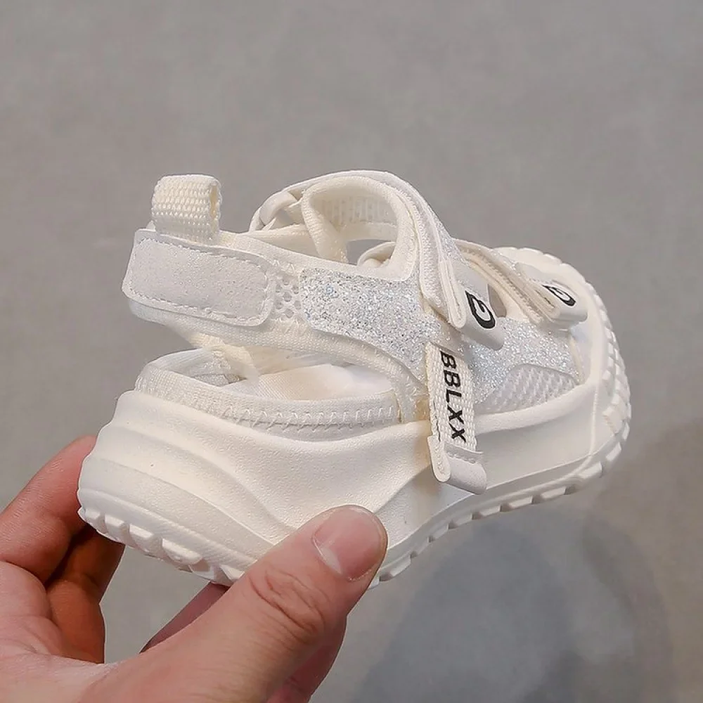 Summer Sport Shoes For Girls Korean Style Teenager Girl's Sandals Ergonomics Anti-slippery Breathable Outdoor Running Footwear