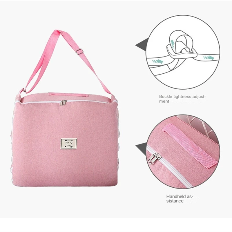 Infant Cotton Cradle Baby Toddler Bassinet Mattress Baby Nest for Boys Girls Travel Bag for Infants 0-24 Months