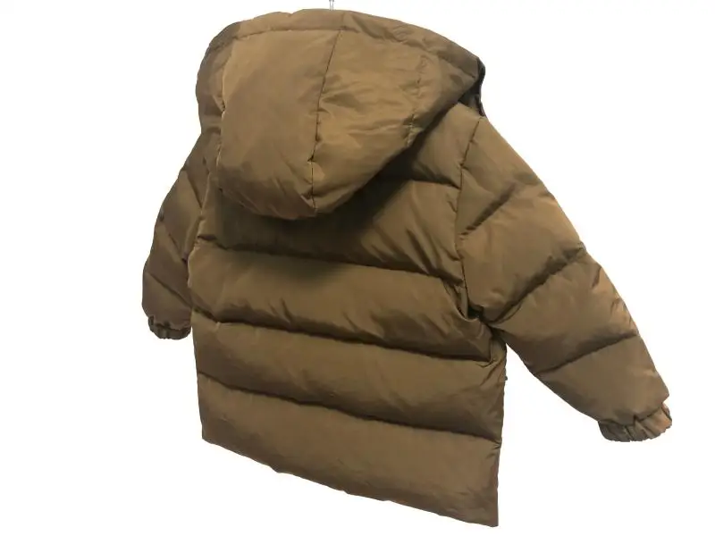 Kids Winter Down Jacket Multiple Pockets Fashion Children's Hooded Coat For Baby Boys Girls 1-13T Warm Snowsuit