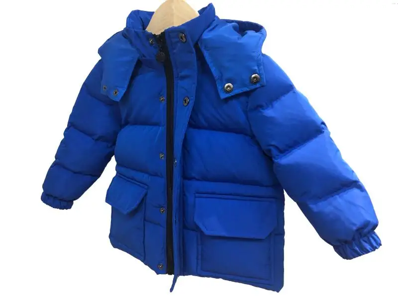Kids Winter Down Jacket Multiple Pockets Fashion Children's Hooded Coat For Baby Boys Girls 1-13T Warm Snowsuit