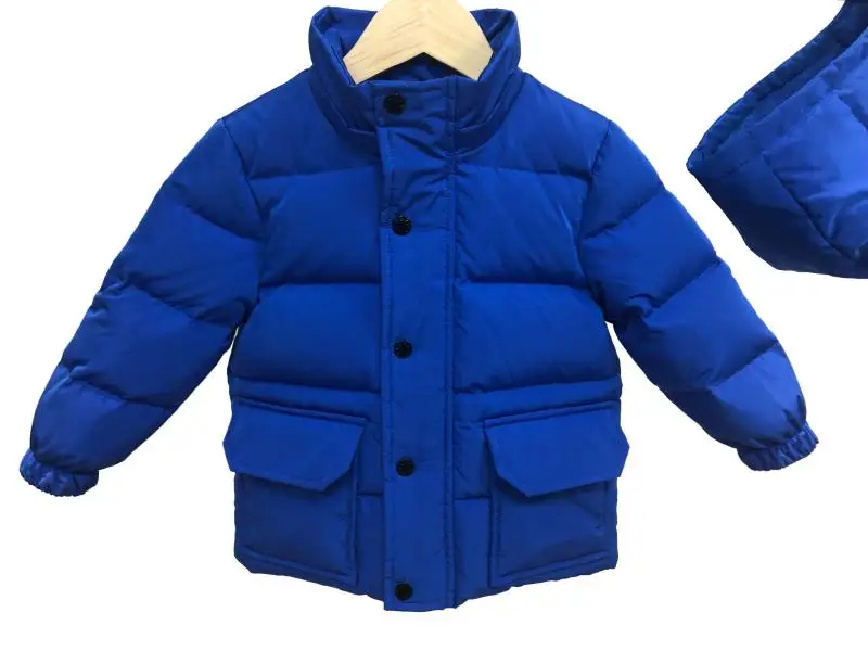 Kids Winter Down Jacket Multiple Pockets Fashion Children's Hooded Coat For Baby Boys Girls 1-13T Warm Snowsuit