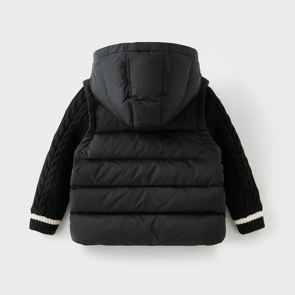 Dave Bella Boys Down Parka Hooded Jacket for Children Winter Warm Patchwork Down Coats Waterproof Outwear Clothes DK4253692