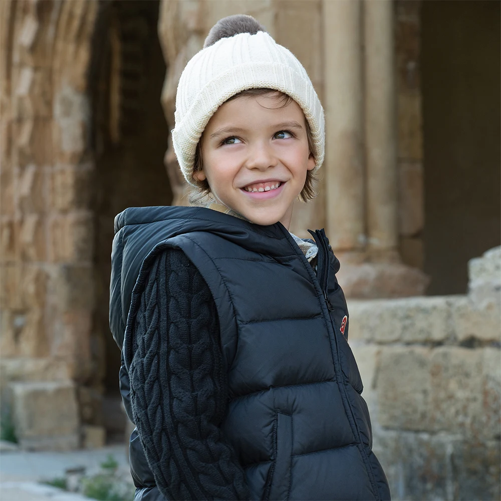 Dave Bella Boys Down Parka Hooded Jacket for Children Winter Warm Patchwork Down Coats Waterproof Outwear Clothes DK4253692