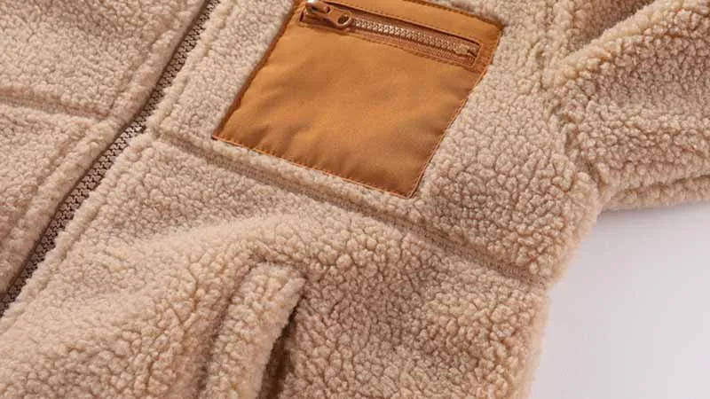 2025 New Autumn Winter Boys Jacket Warm Fleece Baby Coat Fashion Zipper Hooded Children Outerwear 1 2 3 4 5 6 7 Yrs Kids Clothes