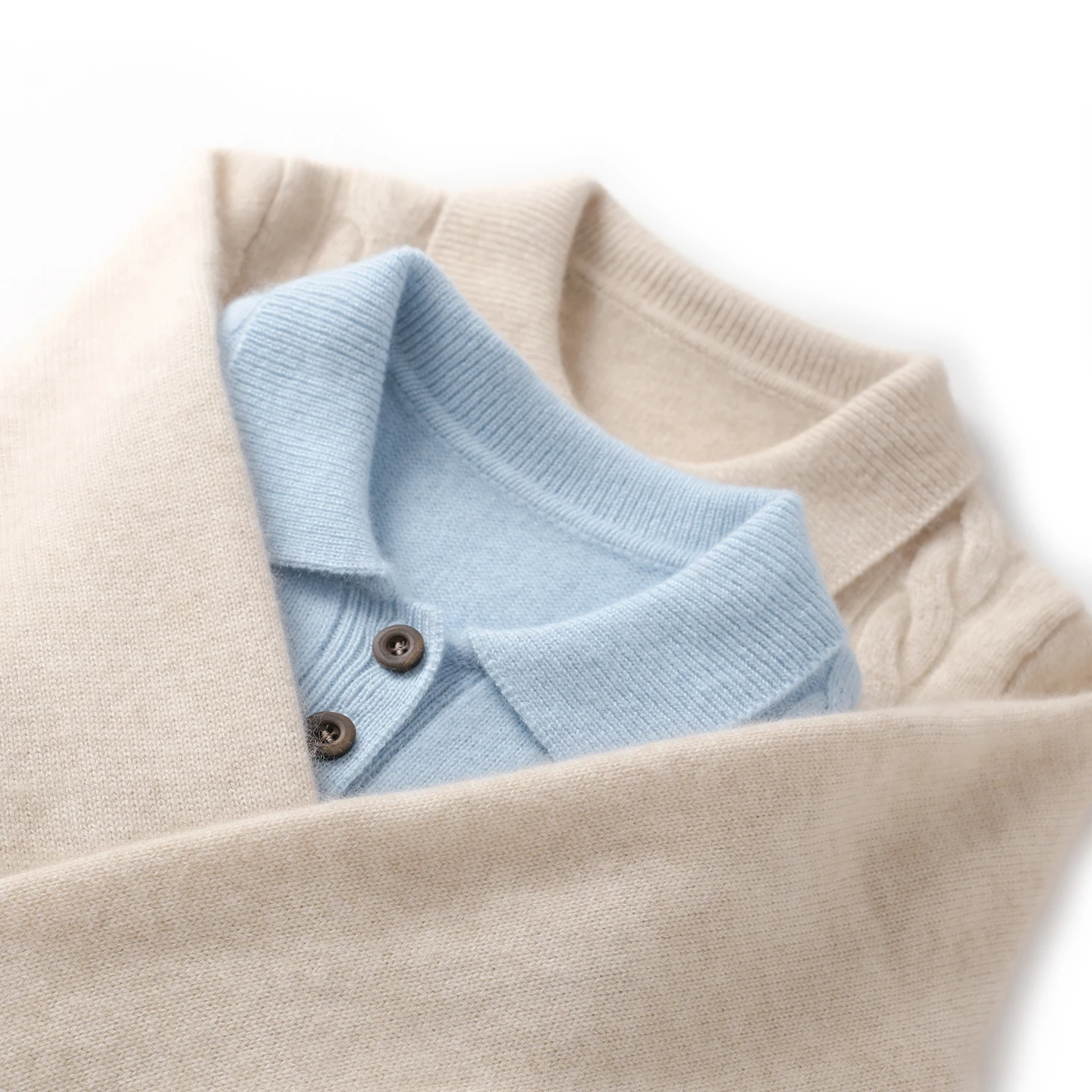 ADDONEE Children Cashmere Polo Pullover Autumn Winter Thick Warm 100% Cashmere Sweater Kid Clothes Cable Knit High Quality