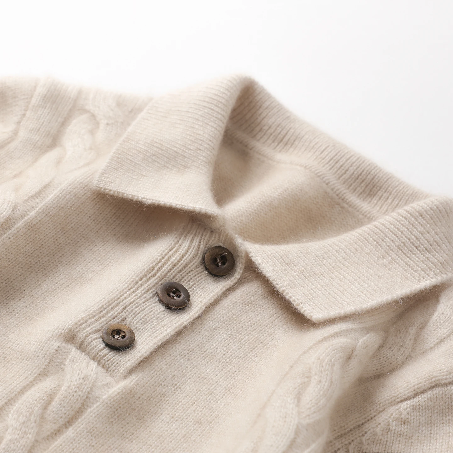 ADDONEE Children Cashmere Polo Pullover Autumn Winter Thick Warm 100% Cashmere Sweater Kid Clothes Cable Knit High Quality