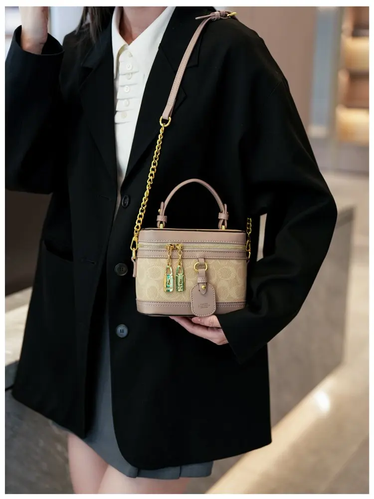 Trendy Textured Leather Diaper Bag Women Square Satchel Shoulder Purse Luxury Tote Messenger Elegant Large Capacity Style
