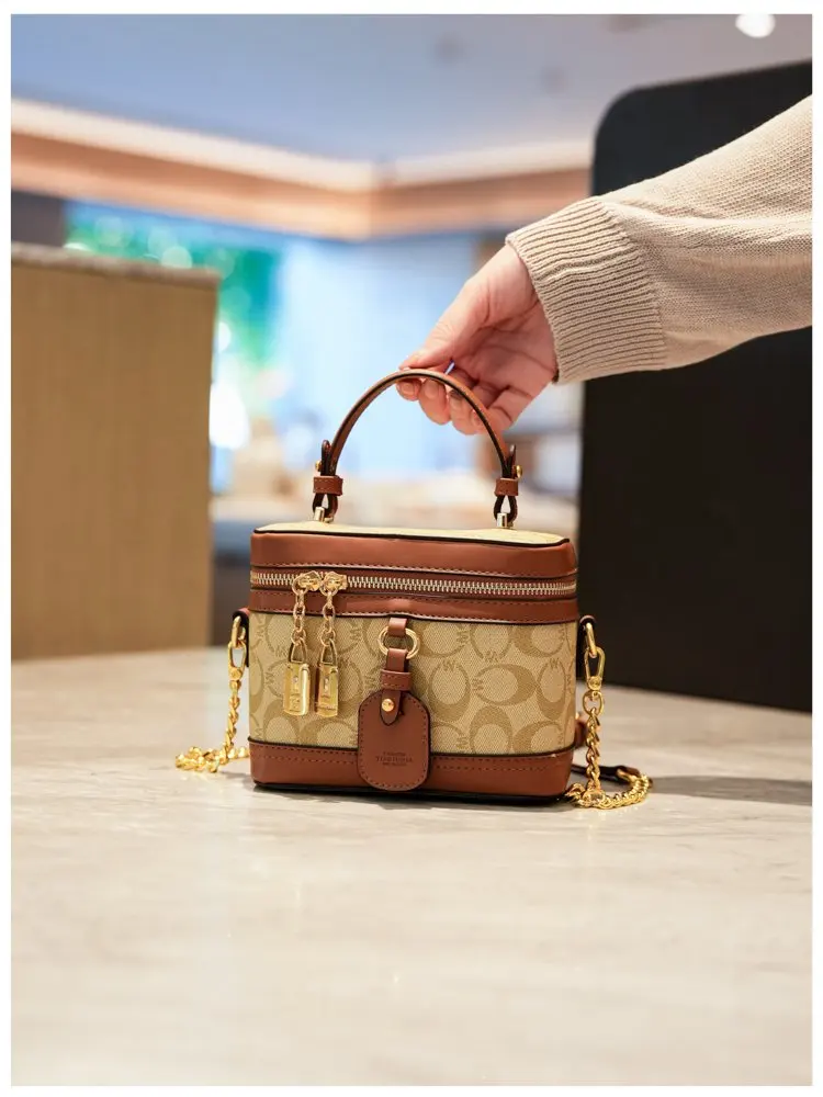 Trendy Textured Leather Diaper Bag Women Square Satchel Shoulder Purse Luxury Tote Messenger Elegant Large Capacity Style