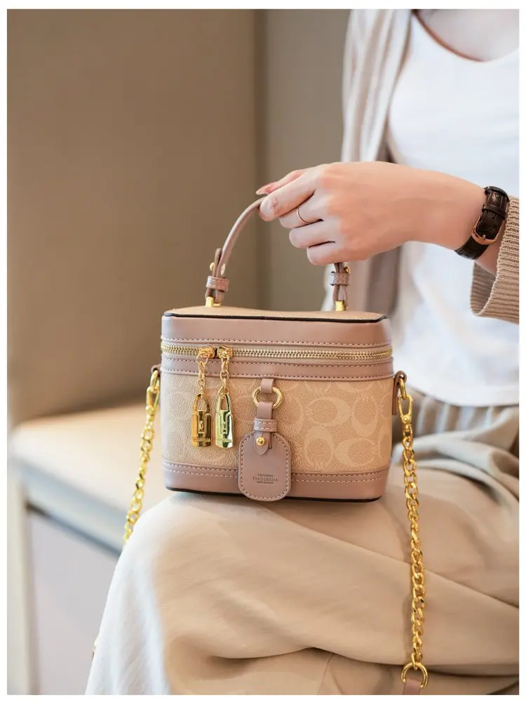 Trendy Textured Leather Diaper Bag Women Square Satchel Shoulder Purse Luxury Tote Messenger Elegant Large Capacity Style