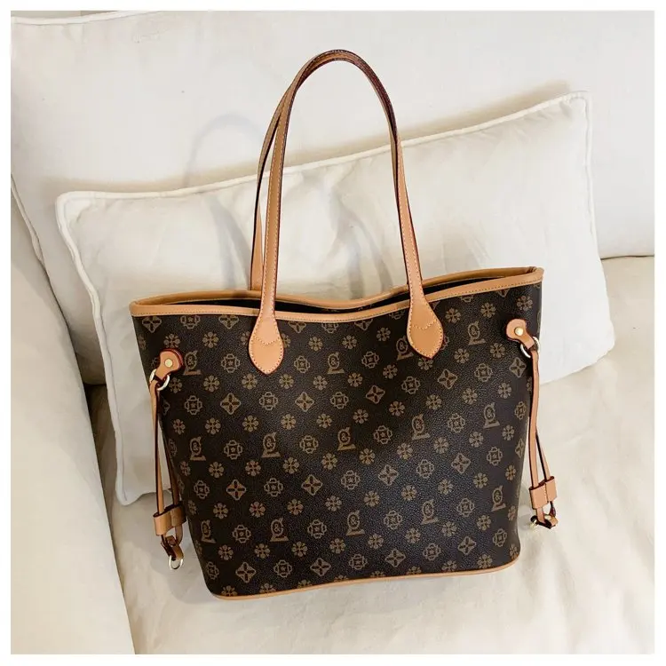 Luxury Vintage Diaper Bag High-End Elegant Shoulder Purse Unique Business Satchel Trendy Letter Logo Messenger For Women