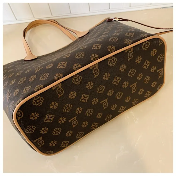 Luxury Vintage Diaper Bag High-End Elegant Shoulder Purse Unique Business Satchel Trendy Letter Logo Messenger For Women
