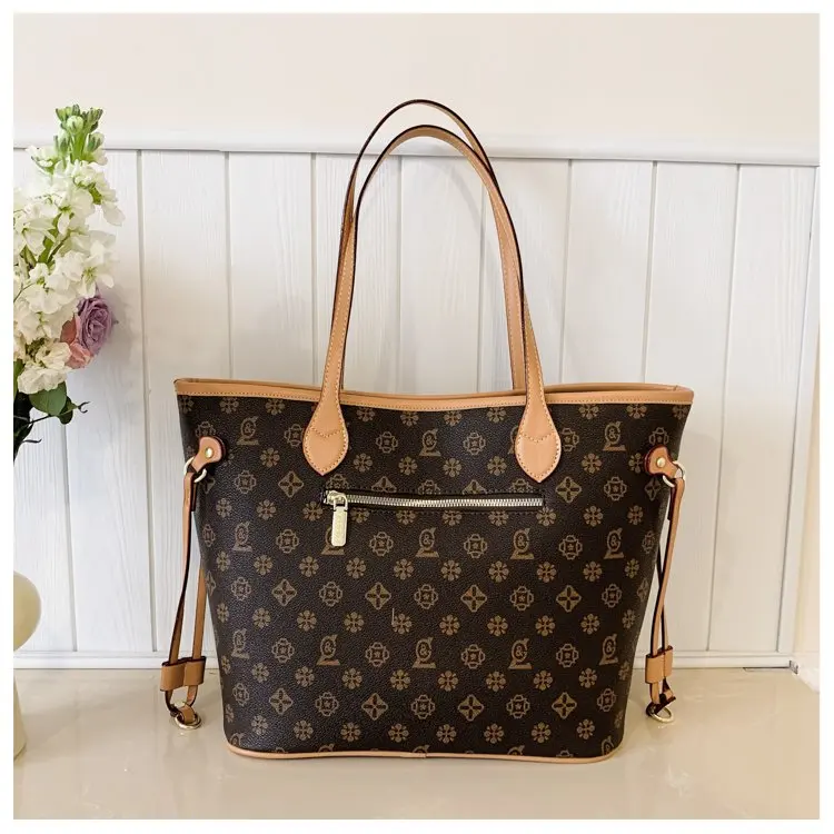 Luxury Vintage Diaper Bag High-End Elegant Shoulder Purse Unique Business Satchel Trendy Letter Logo Messenger For Women