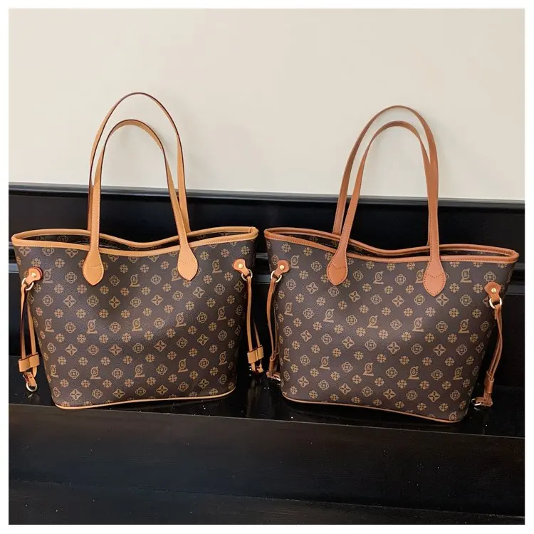 Luxury Vintage Diaper Bag High-End Elegant Shoulder Purse Unique Business Satchel Trendy Letter Logo Messenger For Women