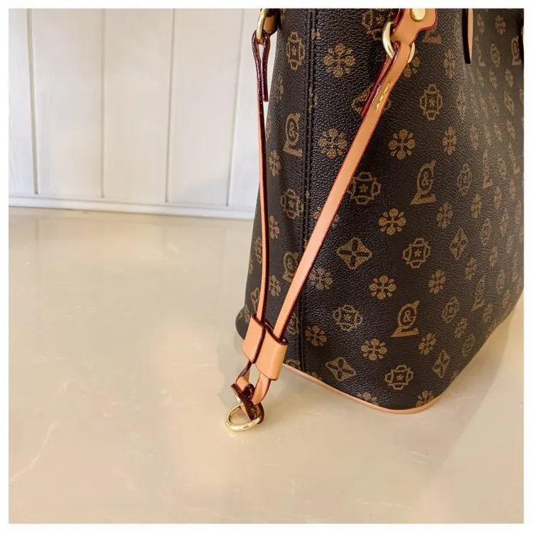 Luxury Vintage Diaper Bag High-End Elegant Shoulder Purse Unique Business Satchel Trendy Letter Logo Messenger For Women