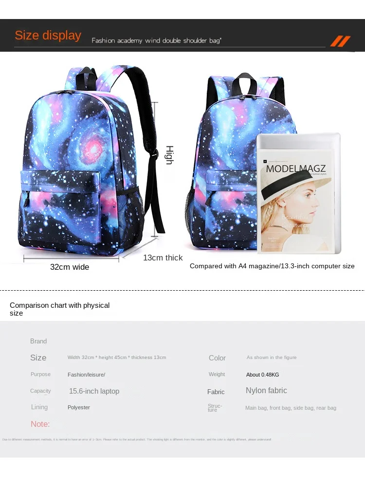Dragon Ball Gohan Print Student Backpack for Boys Shoulder Bag Pencil Case Set School Anime Bookbag
