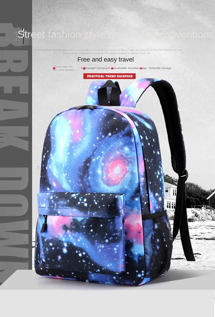 Dragon Ball Gohan Print Student Backpack for Boys Shoulder Bag Pencil Case Set School Anime Bookbag