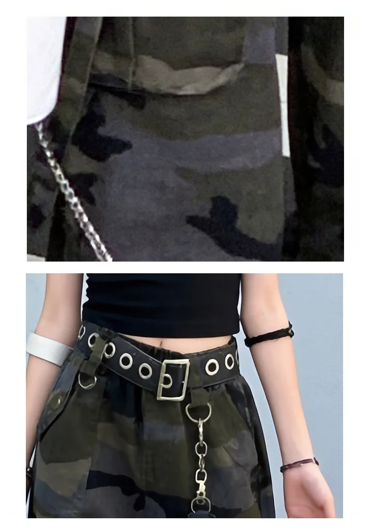 Hip Hop Girls Crop T Shirt Street Dance Camouflage Cargo Pant Boys Streetwear Sweatshirt Child Jazz K-pop Costumes Clothes Sets