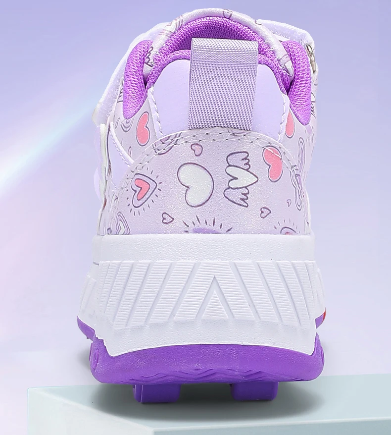 Roller Skate Shoes Kids Sneakers With Wheels Children Roller Skates Fashion Outdoor Sports Shoes Girls Boys Gifts Breathable New