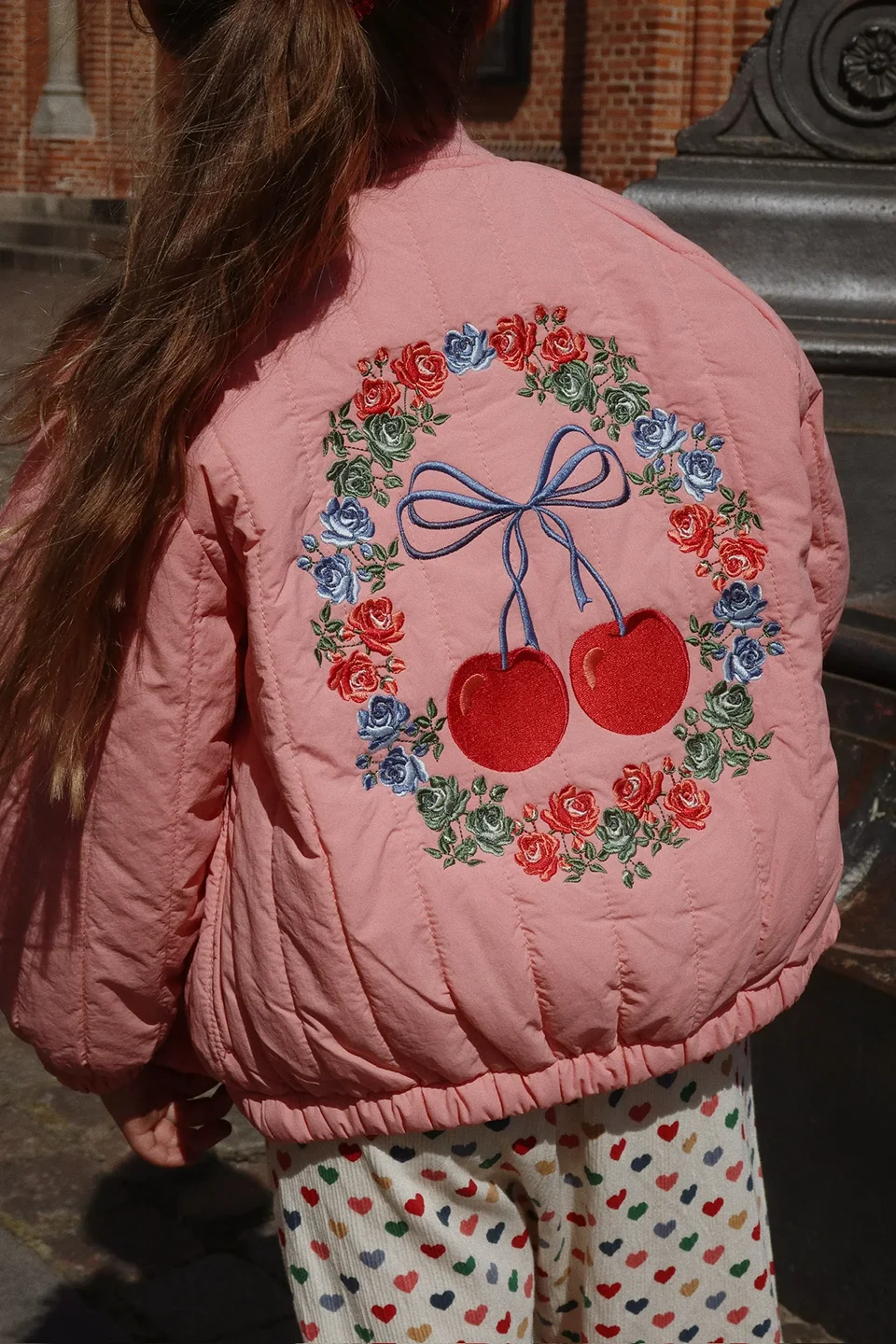 2026 KS Autumn Girls Cartoon Jacket Winter Boys Lambswool Coats Children Cotton Embroidery Coat Kids Fleece Outwear Clothes