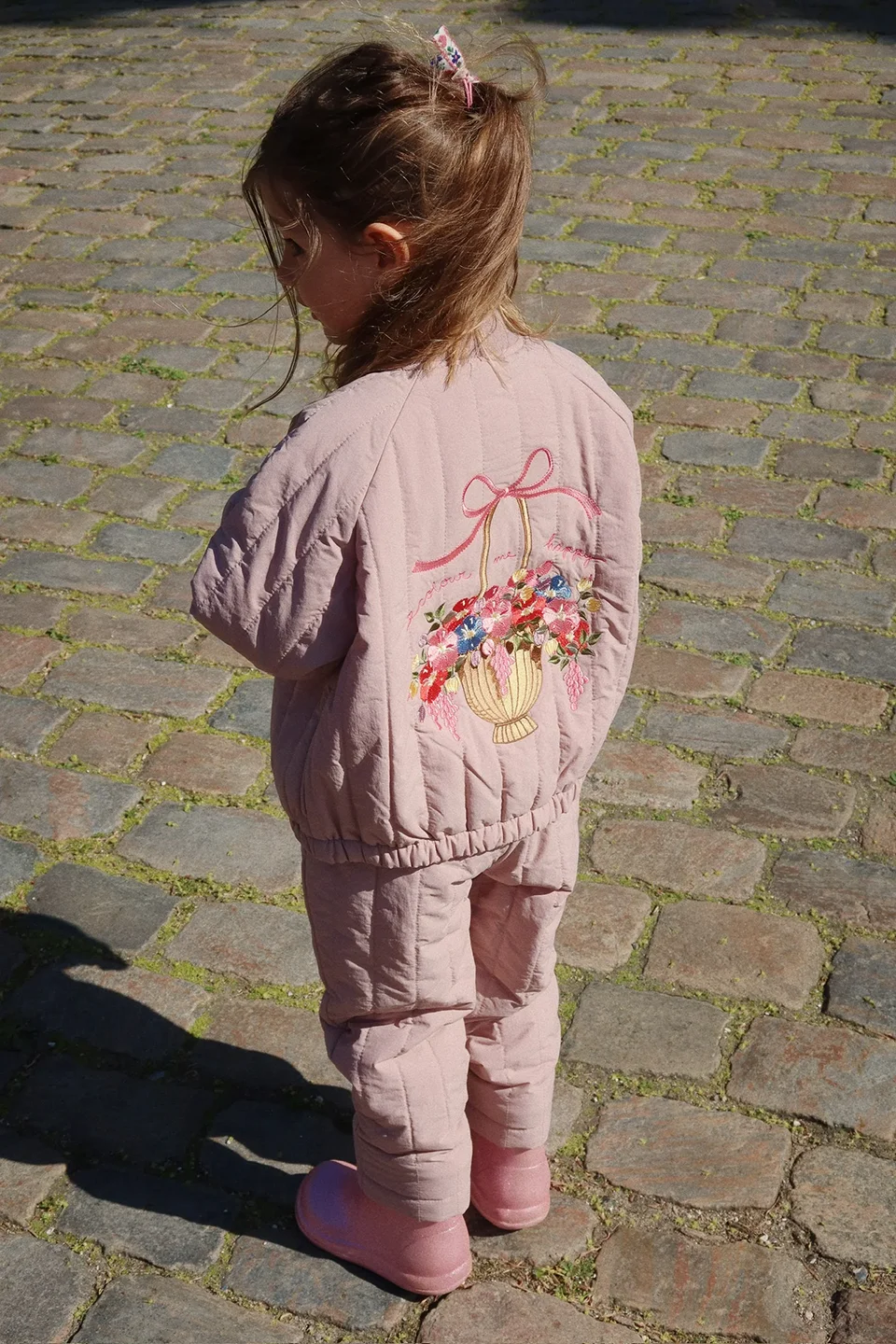 2026 KS Autumn Girls Cartoon Jacket Winter Boys Lambswool Coats Children Cotton Embroidery Coat Kids Fleece Outwear Clothes
