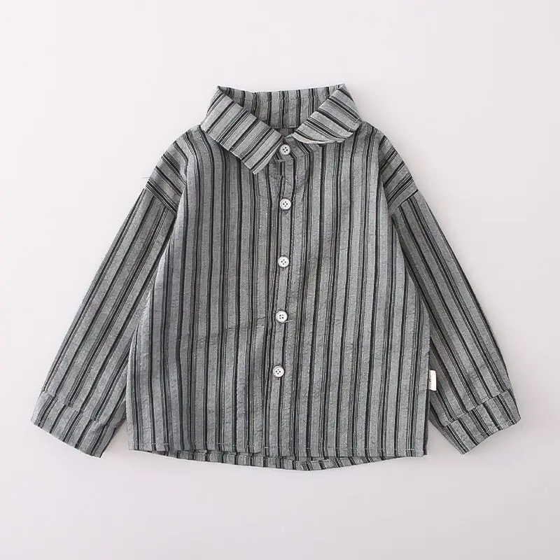 2026 Spring And Autumn New Baby Boy's Clothing Set Korean Edition Handsome Children's Suit Bow Vest Shirt Pants 3PCS 1-5Years