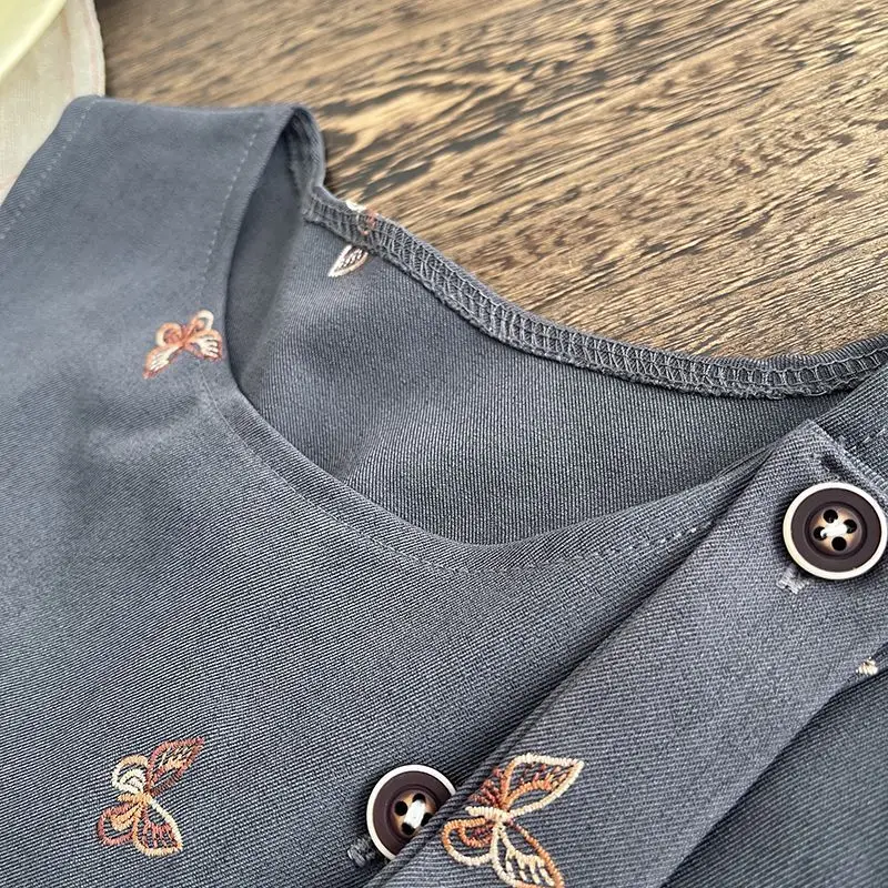 2026 Spring And Autumn New Baby Boy's Clothing Set Korean Edition Handsome Children's Suit Bow Vest Shirt Pants 3PCS 1-5Years