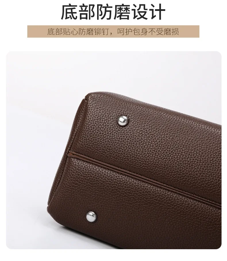 Luxury leisure travel zipper shoulder bag, high-quality design handbag, classic and trendy women's backpack