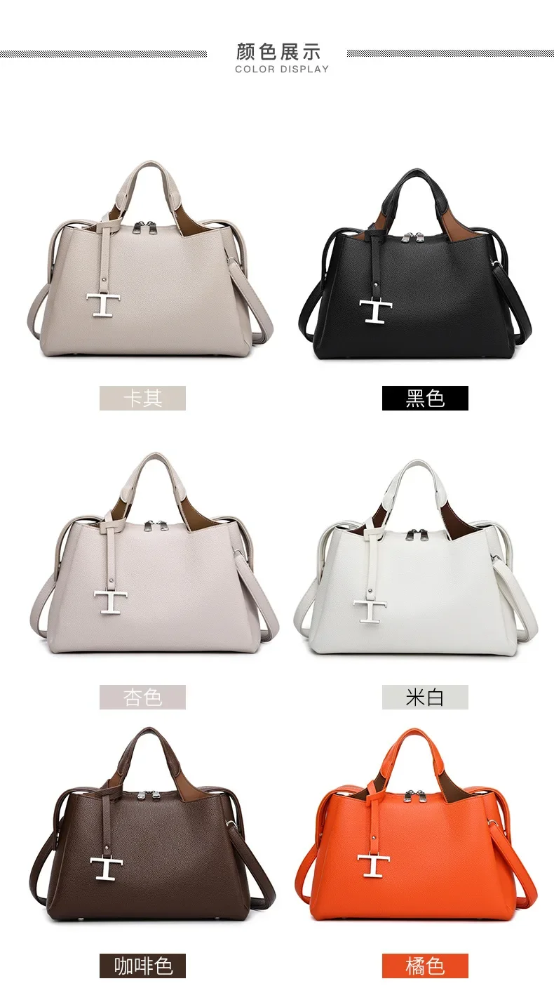 Luxury leisure travel zipper shoulder bag, high-quality design handbag, classic and trendy women's backpack