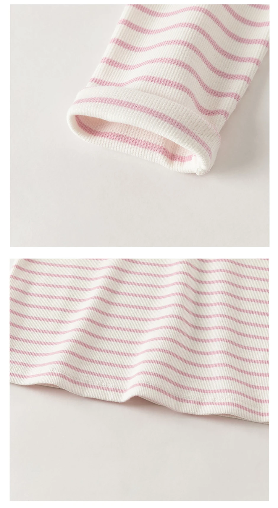 Dave Bella Girls Long Sleeve Polo T-Shirt Kids Autumn Spring Stripe Tops Children Cotton Casual Outdoor Clothes DK3263391