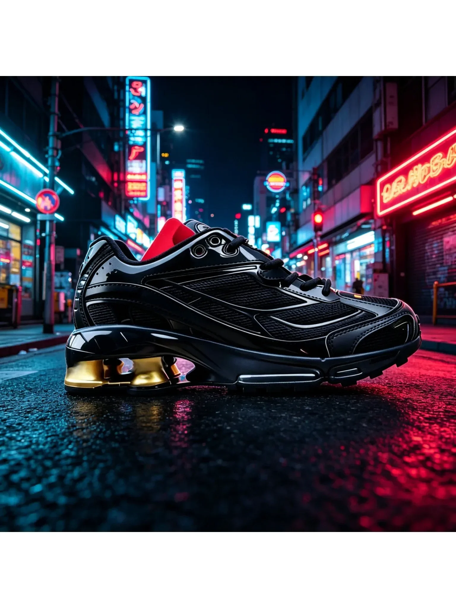Urban City Commute Shox Column Athletic Shoes Sidewalk Walking Light Cushion Sneakers