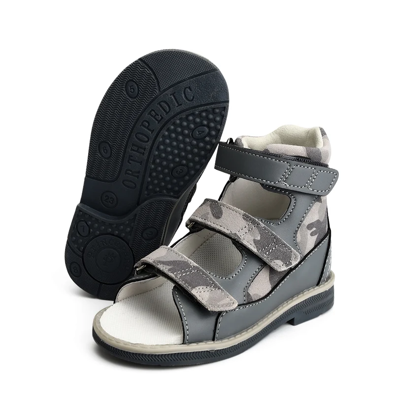 Orthopedic Sandals for Kids and Toddlers, Summer Children's Corrective Shoes for Flat Feet Tiptoe Walking,High-Top Ankle Support