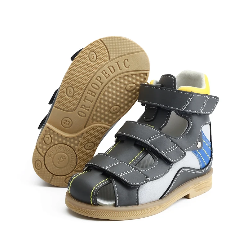 Orthopedic Sandals for Kids and Toddlers, Summer Children's Corrective Shoes for Flat Feet Tiptoe Walking,High-Top Ankle Support