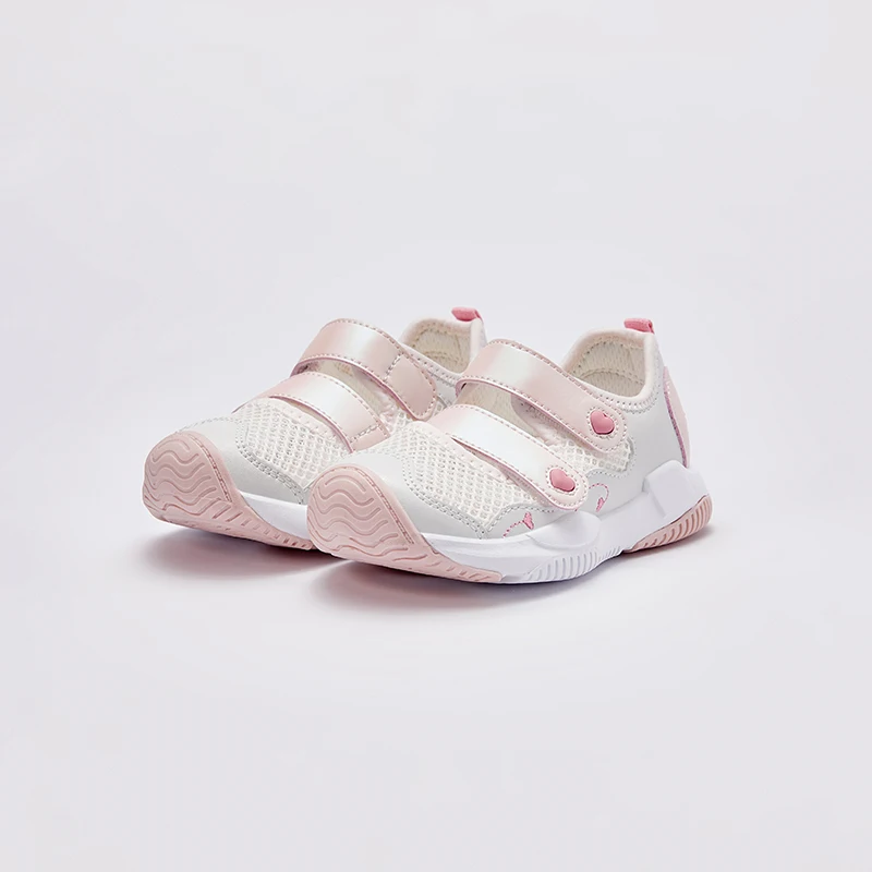 Dave Bella 2025 Summer New Children's Sandals Boys and Girls Mesh Kid Grils Shoes Pink Sports Sandals DB2240841