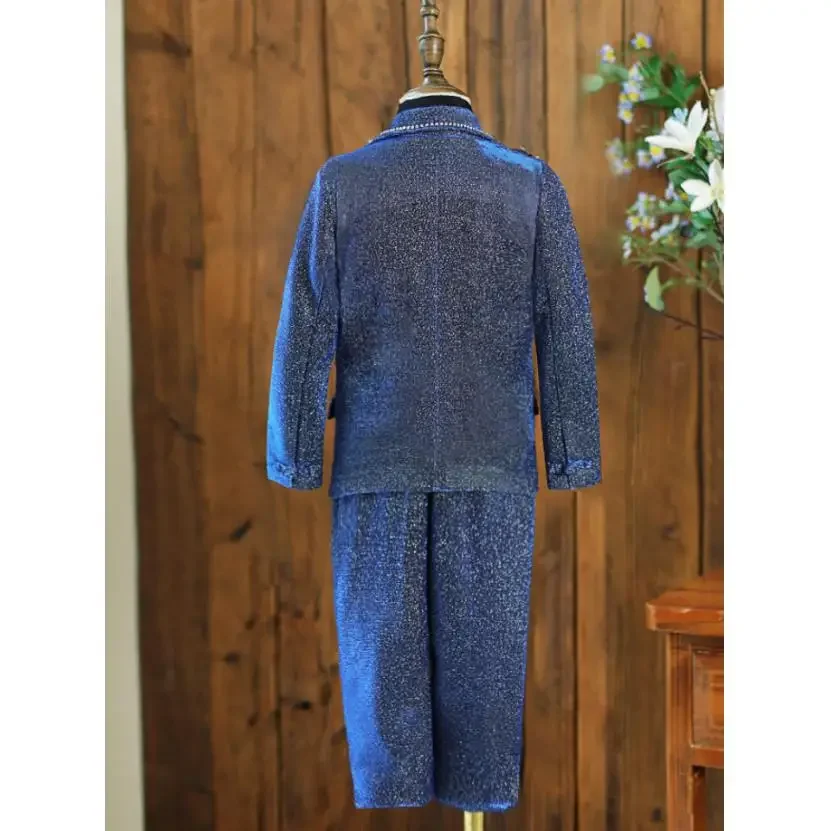 Boys Clearance Clothes Children's Host Performance Suit Boys Blazer Sets Kids Birthday Wedding Formal Party Costume A2973