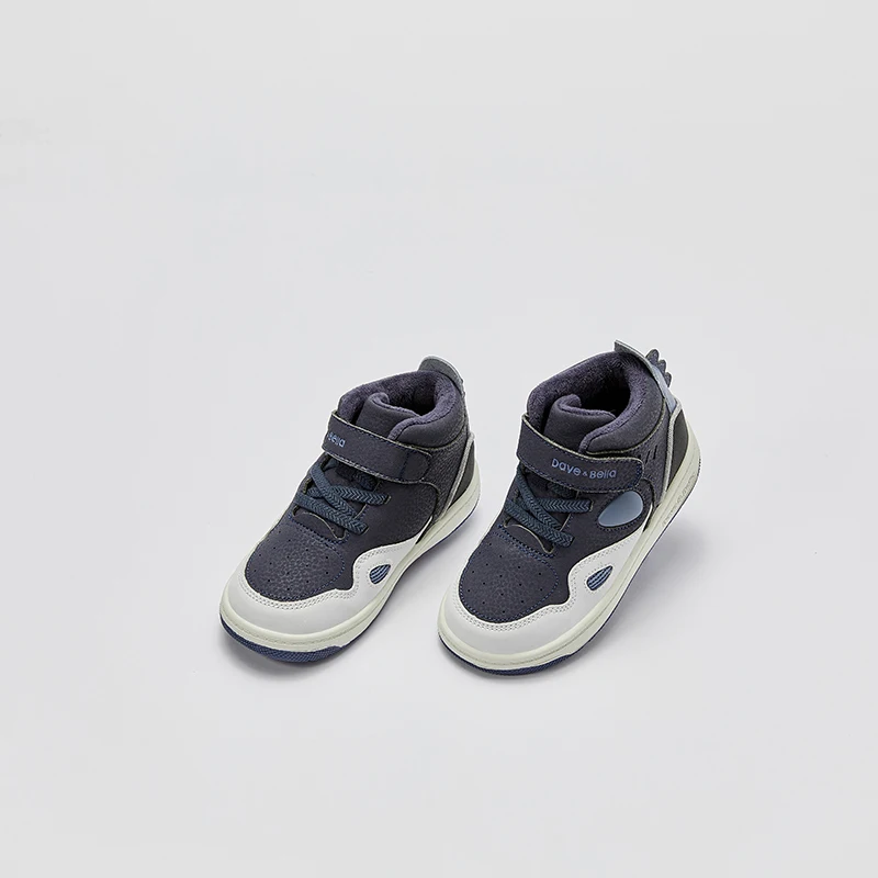 Dave Bella 2023 Winter Shoes Children's Casual Soft Plush Shoes Outdoor Comfort Kid Boys Board Shoes DB4237748