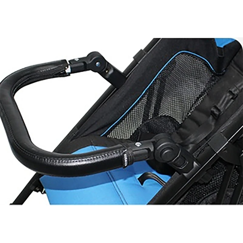 Stroller Bumper Bar Universal Armrest Stroller Accessories Adjustable Handlebar Leather Fit YOYO/YOYA/Cybex 98% Baby Pushchair
