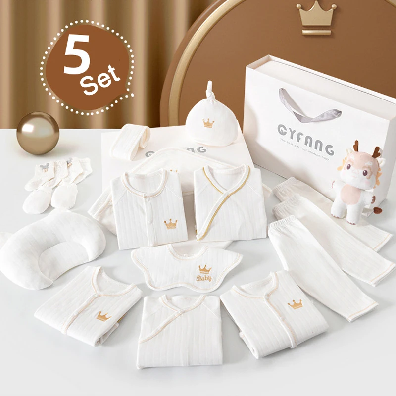 Newborn Baby Clothing 15/17/18/20 Pcs/0-3Months 100%Cotton Kids Clothes Suit Unise Infant Boys Girls Clothing Set Without Box