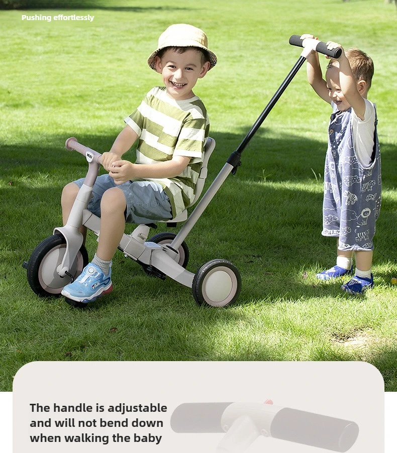 2026 New Children's Tricycle Bicycle Multi-function Trolley Baby Balance Car Scooter Three-in-one Baby Stroller