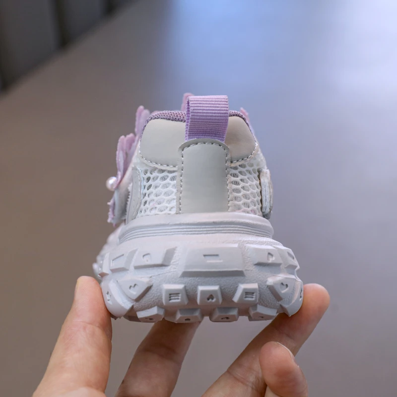 Summer 2025 Girl Sandals Trend New Children's Sports Sandals Mesh Fashion Kids Causal School Running Shoes Breathable Classic