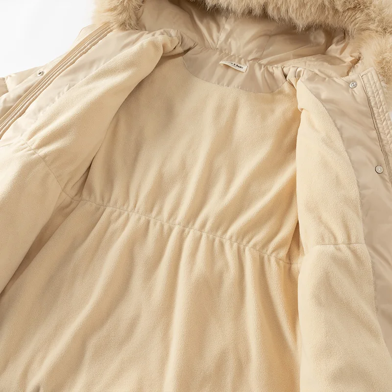 Dave Bella Girls Thicken Down Parka Jacket Children Winter Warm Hooded Down Coats Waterproof Outdoor Outwear Clothes DK4242934
