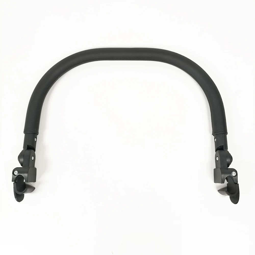 Stroller Armrest For Bugaboo Butterfly Buggy Bumper Bar With Leather Cover Angle Adjustable Foldable Baby Replace Accessories