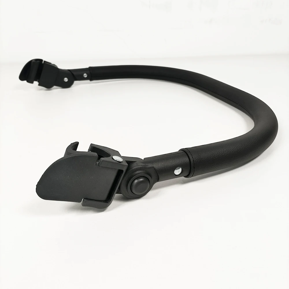 Stroller Armrest For Bugaboo Butterfly Buggy Bumper Bar With Leather Cover Angle Adjustable Foldable Baby Replace Accessories