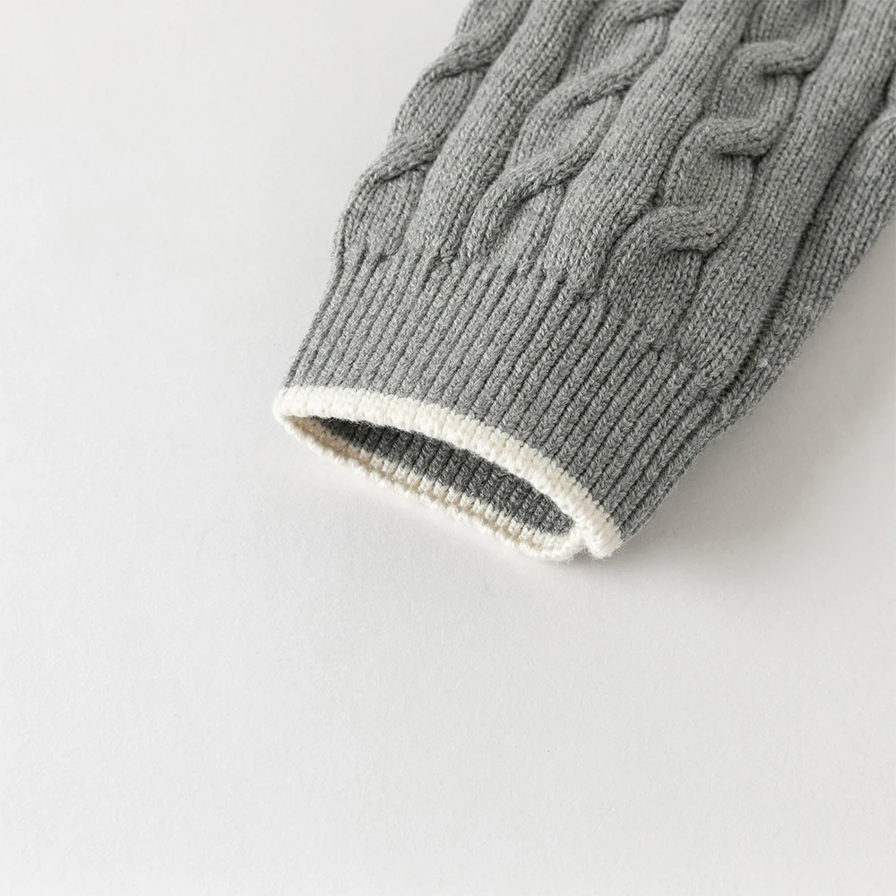 Dave Bella Children Cardigan Sweater Autumn Spring Boys Cotton Coat Girl Casual Knitted Sweater Outerwear Kids Clothes DB1261054