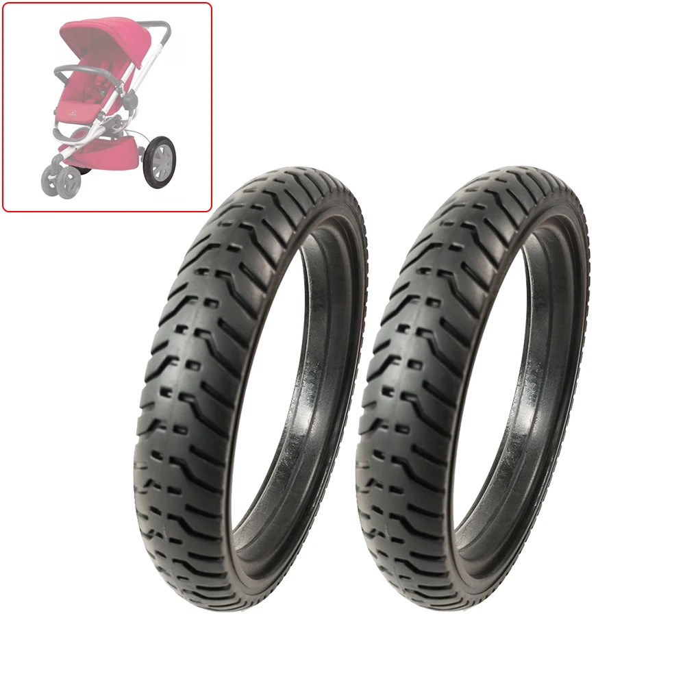 Buggy Rear Tire For Quinny Buzz Xtra ( Not Moodd !!!) Back Wheel With Tread PU Tubeless DIY Compatible Baby Stroller Accessories