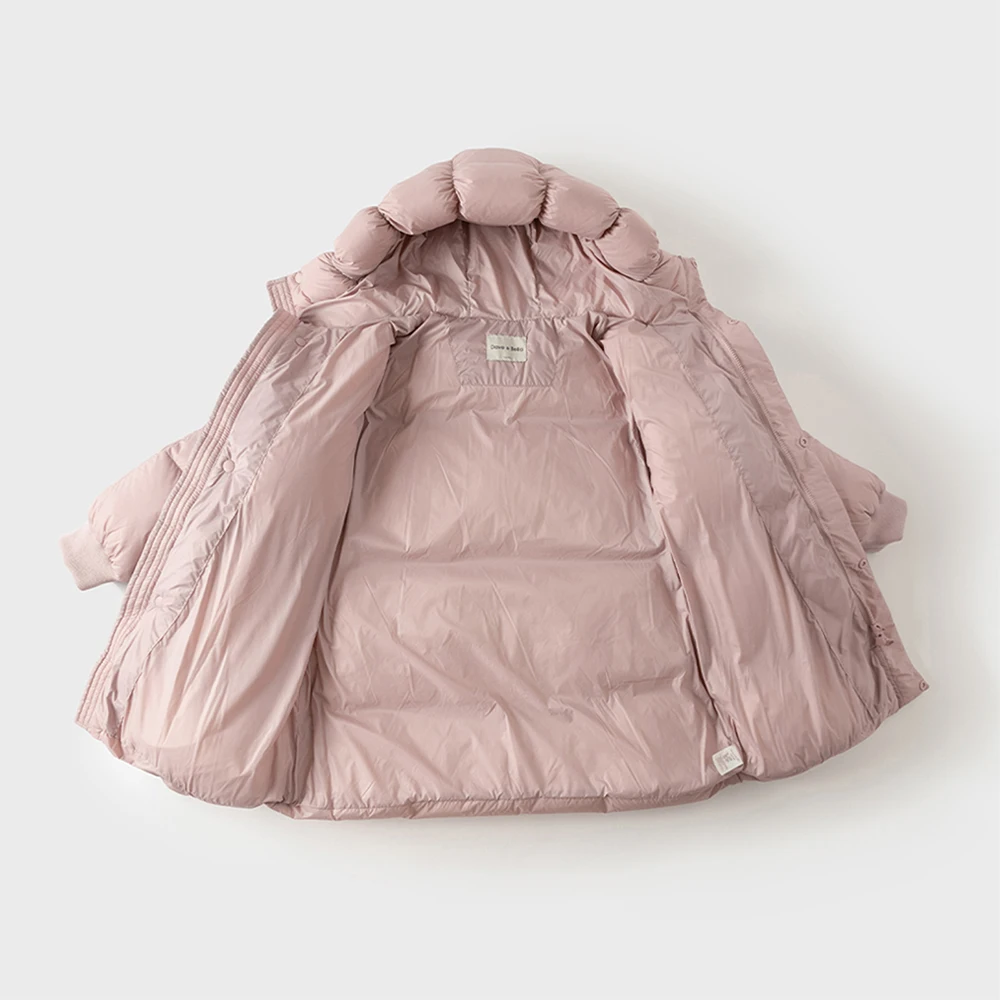 Dave Bella Girls Boys Thicken Down Parka Jacket Hooded Children Winter Warm Down Coats Windproof Outwear Clothes DK4254042
