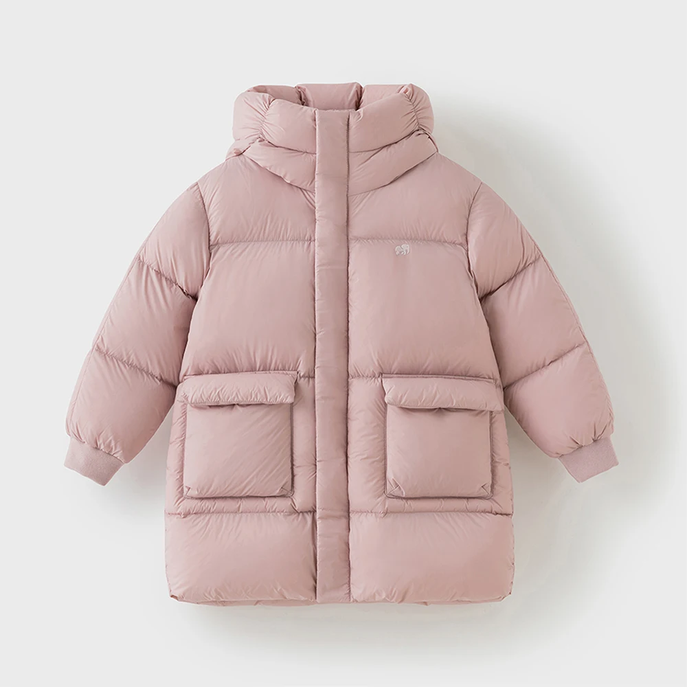 Dave Bella Girls Boys Thicken Down Parka Jacket Hooded Children Winter Warm Down Coats Windproof Outwear Clothes DK4254042