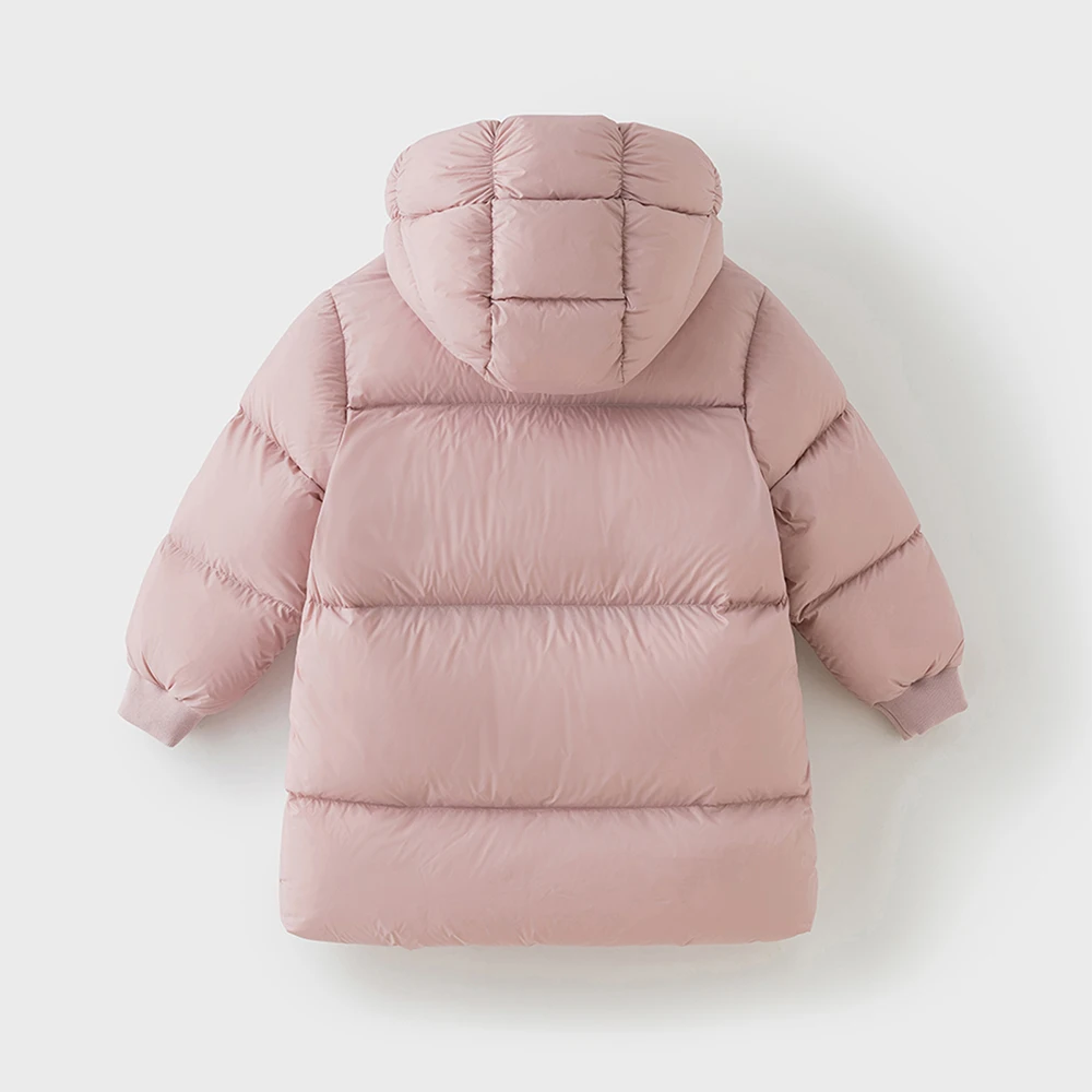 Dave Bella Girls Boys Thicken Down Parka Jacket Hooded Children Winter Warm Down Coats Windproof Outwear Clothes DK4254042